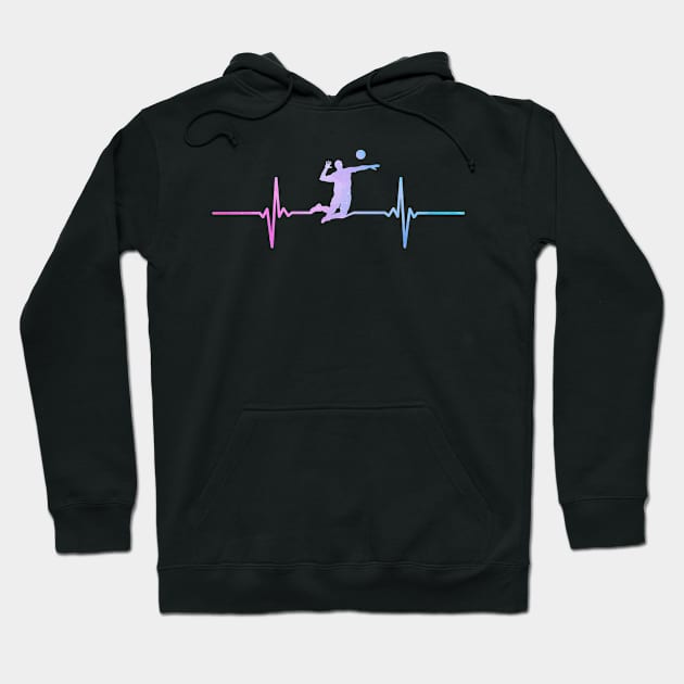 funny volleyball Hoodie by Ojo Dewe